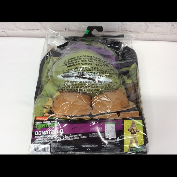 Teenage Mutant Ninja Turtles Donatello Boys 8-Piece Costume Lg 12-14 ( Halloween - Picture 5 of 6